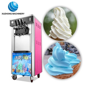 Máquina de Helados Italiana, Máquina para Hacer Helados Suaves, Máquina de Helados de Tres Sabores para Helados Suaves - Product Image 2