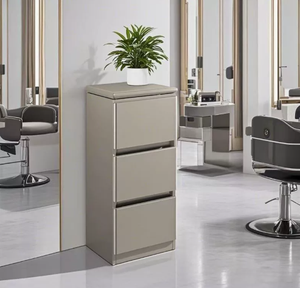 Salon Furniture Barber Shop Hair Salon <b>Stations</b> Furniture Stainless Steel 304 Cabinet With Drawer for Haircut Barber Cabine - Product Image 3