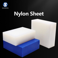 Plaque en nylon MC colorée de bonne qualité, bloc de polyamide, plaque en nylon MC bleu-vert, produits plastiques usinés