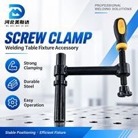 Pince réglable à 180 degrés pour accessoires de positionnement de table de soudage 3D, pince de maintien à dégagement rapide D16 D28 pour table de soudage 3D