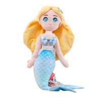 Capilon Aquarium Sirène Princesse Ours En Peluche Poupée Super Doux Matériau Principal PP Coton Mignon Enfants Oreiller Fille Chiffon Poupée