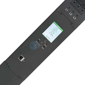 Compteur APDU avec ventilateur de refroidissement approbation ETL 24 ports prise C19 90kw 125A compteur de télécommande Pdu unité de Distribution d'énergie intelligente - Product Image 4