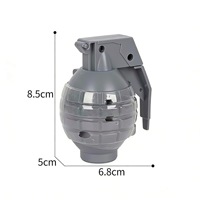 Jouet anti-stress en plastique en forme de grenade de poche - Lanceur rotatif créatif en forme de toupie pour enfants de 7 à 14 ans