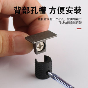 Simple <b>Shelf</b> Support Zinc Alloy Plastic Adjustable <b>Bracket</b> For Furniture Connectors Partition Nails - Product Image 5