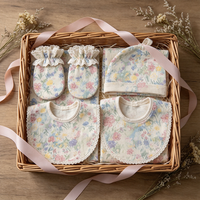 Tissu imprimé écologique doux 100% coton à motifs floraux pour vêtements de bébé, literie et textile