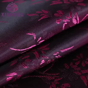 Chất lượng tốt 55% Polyester 45% Viscose Jacquard lót túi mềm lót vải cho phù hợp với