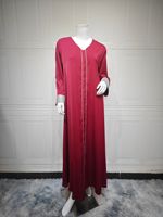 Nouvelles robes Jalabiya, Abaya égyptienne, Burqa, modèles pour femmes, Dubai, perles, Abaya pour femmes, robe musulmane