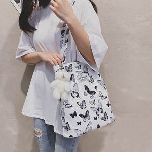 Borsa Tote in tela stampata per giornali borsa a tracolla da viaggio di grande capacità per studenti borse da donna retrò <span class=keywords><strong>giapponesi</strong></span> - Product Image 3