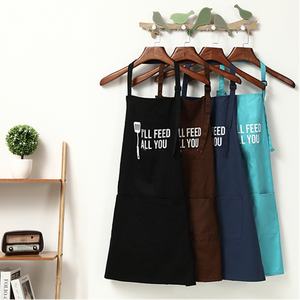 Tablier de cuisine humoristique avec slogan drôle, gris anthracite, sangle de cou réglable, deux poches, <span class=keywords><strong>cadeau</strong></span> fantaisie, personnalisable OEM, vente en gros - Product Image 2