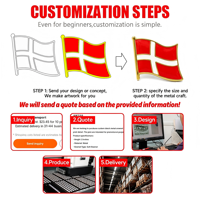 Épinglette drapeau émaillée personnalisée, badge métallique, broche, épinglettes de revers personnalisées, épinglette drapeau en émail souple ou dur avec logo personnalisé pour vêtements