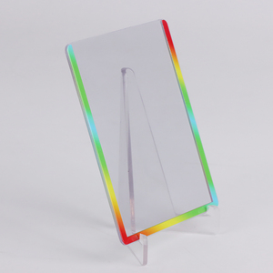 Dày nhựa TOP loader giao dịch chủ rõ ràng cứng nhắc Thẻ Tay Áo bóng chày Yugioh màu biên giới liền mạch Top loader - Product Image 4