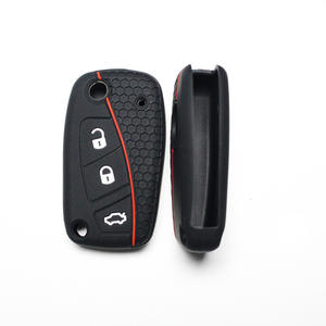 <span class=keywords><strong>Coque</strong></span> de porte-clés en silicone pour <span class=keywords><strong>Fiat</strong></span> Stilo Grande Punto Bravo Linea Idea <span class=keywords><strong>Panda</strong></span> 500 Accessoires Support de voiture Clé à distance - Product Image 3