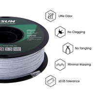 Filament PLA Marbre ESUN 1,75 mm Filament d'imprimante 3D PLA Marbre +/- 0,05 mm 1 KG 2,2 LBS Bobine Filament d'impression 3D pour imprimantes 3D