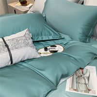 Vente directe d'usine, drap de lit personnalisé 100% coton de luxe, couette, taie d'oreiller, ensemble de draps de lit, ensemble de housse de couette