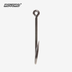 Anzuelo de Pesca ROVORO 5X-Strong para Pesca en Alta Mar, Pesca de Atún, Trolling, Acero Inoxidable con Alto Contenido de Carbono, Recubrimiento de Níquel Negro - Product Image 6