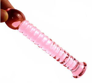 सेक्स खिलौने गुलाबी रंग समलैंगिकों के लिए OEM डिजाइन ग्लास जाएँ महिलाओं और एसएम खेल - Product Image 5