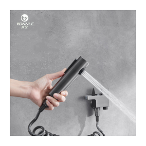 Modern Manual Shower Booster Flushing Gun Stainless Steel Toilet <strong>Spray</strong> Gun for Cleaning Grey <strong>Bidets</strong> Bathroom Brass Manual Shower - Product Image 3