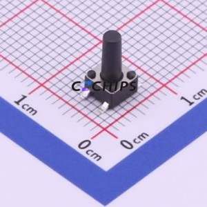 UK-B0206-G9-250 Tactile Switch SMD-4P,4.5x4.5mm Switch Single Pole Single Throw Round Button 2.5N Vertical Mount - Product Image 1