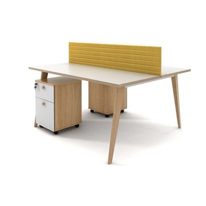 Factory Customized Modular Staff Office System <b>Workstation</b> Modern Office Partition <b>Desk</b> - Product Image 5