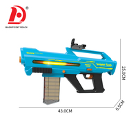 HUADA-Pistola eléctrica con luz de Flash, juguete de balas blandas, pistolas de softball de seguridad manual 2 en 1, juego de disparos, pistola de bolas de aire