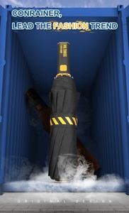 All'ingrosso della fabbrica ombrello compatto di marca impermeabile da viaggio ombrelli da pioggia 10 costole ombrello giallo per la vendita al dettaglio promozionale - Product Image 5