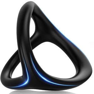 Silikon Hahn/<span class=keywords><strong>Penis</strong></span> Ringe Set Langlebige Sexspielzeug für Erwachsene für Männer oder Paare Erektion verbesserung - Product Image 1