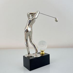 MH-NJ0104 Troféus Fabricante Personalizado Troféu Esportes Prêmios De Golfe Placa Em Branco Copo De Troféu De Vidro Crystal <span class=keywords><strong>golf</strong></span> prêmios - Product Image 5