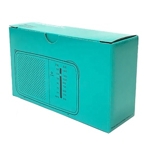 Cajas de embalaje de altavoz personalizadas, cajas de papel de cartón rígido colorido, de bolsillo, de Radio corrugada - Product Image 2