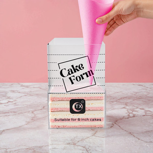 En gros, emballages pour gâteaux ronds et carrés, outils pour gâteaux mousse, séparateurs de gâteaux, outils de pâtisserie, kit de pâtisserie - Product Image 2