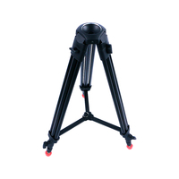 Équipement photographique MagicLine V8 Kit de trépied de caméra vidéo robuste avec tête fluide pour studio de télévision