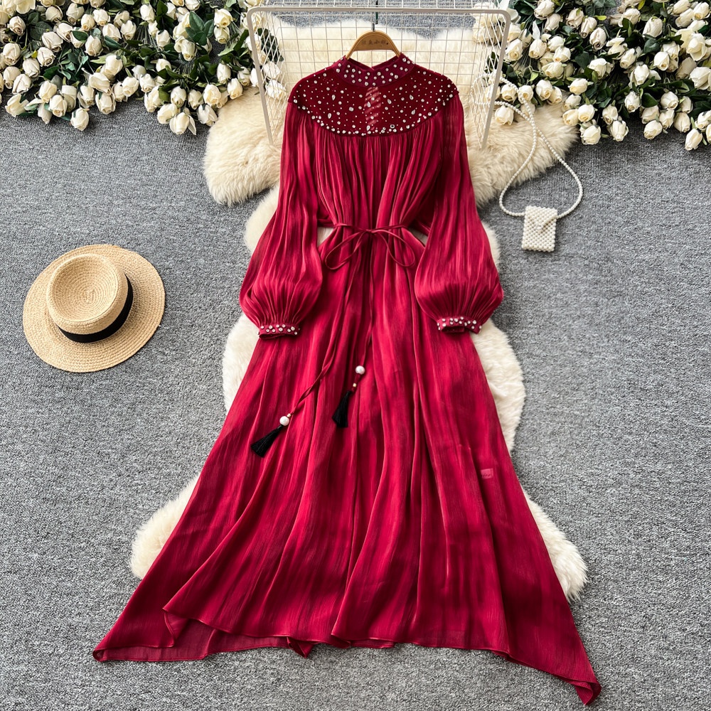 Lace Gown Styles Slim Ladies - Floor-Length Elegant Design