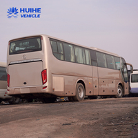 Autocar de luxe chinois 52 places Golden Dragon 6120 Moteur arrière Diesel Transmission manuelle Euro 3 Moteur 8L Autobus d'occasion à vendre