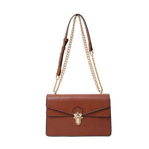 Cực kỳ thời trang phải có túi phong bì khối màu retro với dây đeo vai chuỗi và khóa kéo làm bằng vật liệu PU - Product Image 6