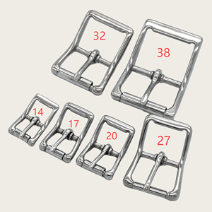 Fibbia a Rullo in Acciaio Inossidabile Cloxy per Finimenti Equestri 13-38mm, Fibbia per Briglie in Acciaio Inox 38mm - Product Image 2