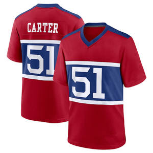 Camisetas Deportivas Bordadas Unisex 1 Malik Nabers 44 Cam Skattebo 51 Abdul Carter, Jersey de Fútbol Americano, Talla Grande - Product Image 4