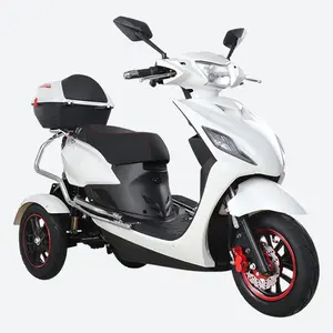 60V 72V 48V 20AH Scooter électrique adulte puissant scooter de mobilité à trois roues avec moteur sans balais 650W