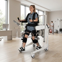 Machine de rééducation des membres inférieurs avec exosquelette pour la marche, personnalisable en fonction des besoins du client