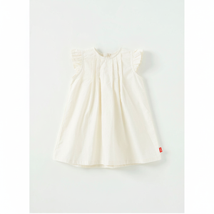 Vestido Estilo Coreano OZKIZ para Niñas, 100% Algodón, Moda de Verano para 2-6 Años, Ropa Infantil al por Mayor con Decoración de Volantes - Product Image 2
