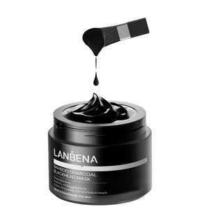 Mascarilla de barro para eliminar puntos negros con ácido salicílico y 60 tiras de papel para la eliminación de puntos negros de la nariz - Product Image 1