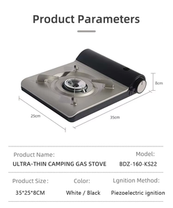 Réchaud de <span class=keywords><strong>camping</strong></span> en plein air facile à transporter nouveau réchaud à <span class=keywords><strong>gaz</strong></span> portable ultra-mince à brûleur unique léger - Product Image 6