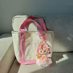 Sac de courses en toile personnalisé avec logo brodé, impression de lettres DIY, motif, poignée épaule, 40x35x10cm - Product Image 5