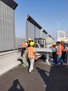 Barrière <span class=keywords><strong>anti</strong></span>-<span class=keywords><strong>bruit</strong></span> routière extérieure, barrière acoustique, matériau en tôle galvanisée, utilisation extérieure à l'hôpital, réduction du <span class=keywords><strong>bruit</strong></span> de 85% - Product Image 4