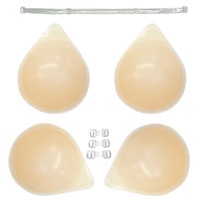 Nouveaux autocollants en silicone invisibles pour le buste, anti-déchirure, anti-bumps, effet push-up, cache-tétons ronds