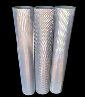 Feuille réfléchissante prismatique autocollante haute visibilité, imprimable par transfert thermique, pour la sécurité routière, marque MAYSUN