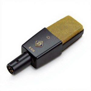 Micrófono de Condensador Profesional BAIFEILI <span class=keywords><strong>C414</strong></span> de 25 mm y 48 V con Soporte Antivibratorio, Negro y Dorado, Portátil para Cantar en el Estudio - Product Image 1