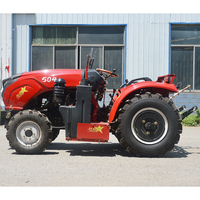 Chinois 60hp Compact Petit Tracteur Mini Ferme Jardin 4X4 Roue 4WD Tracteurs