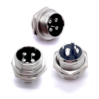 Soulin GX16 Metal Aviat Connect Plug Diverses spécifications Connecteur d'aviation 4 P Forme de prise en laiton Mâle Femelle Alimentation 3/4 broches