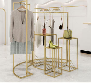 ชั้นวางสินค้า MR24 แบบเกาะกลาง สำหรับ<span class=keywords><strong>รองเท้า</strong></span> กระเป๋า กระเป๋าถือ หุ่นโชว์สินค้า โต๊ะโชว์สินค้า ชั้นวางเสื้อผ้า - Product Image 3