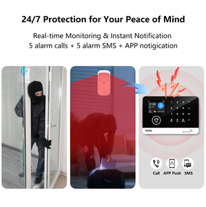 Kit de Sistema de Seguridad Inteligente para el Hogar Tuya TY-G03, Panel Táctil, Llaves RFID, Sensor de Movimiento, Contacto para Puerta, Controles Remotos, IA Inteligente - Product Image 3