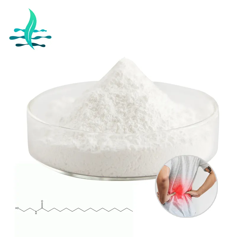 Yüksek kaliteli mikronize Palmitoylethanolamide tozu 98% Palmitoylethanolamide bezelye CAS 544-31-0